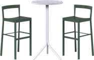 Baxter Poseidon Bar Table Package - 2 Stools